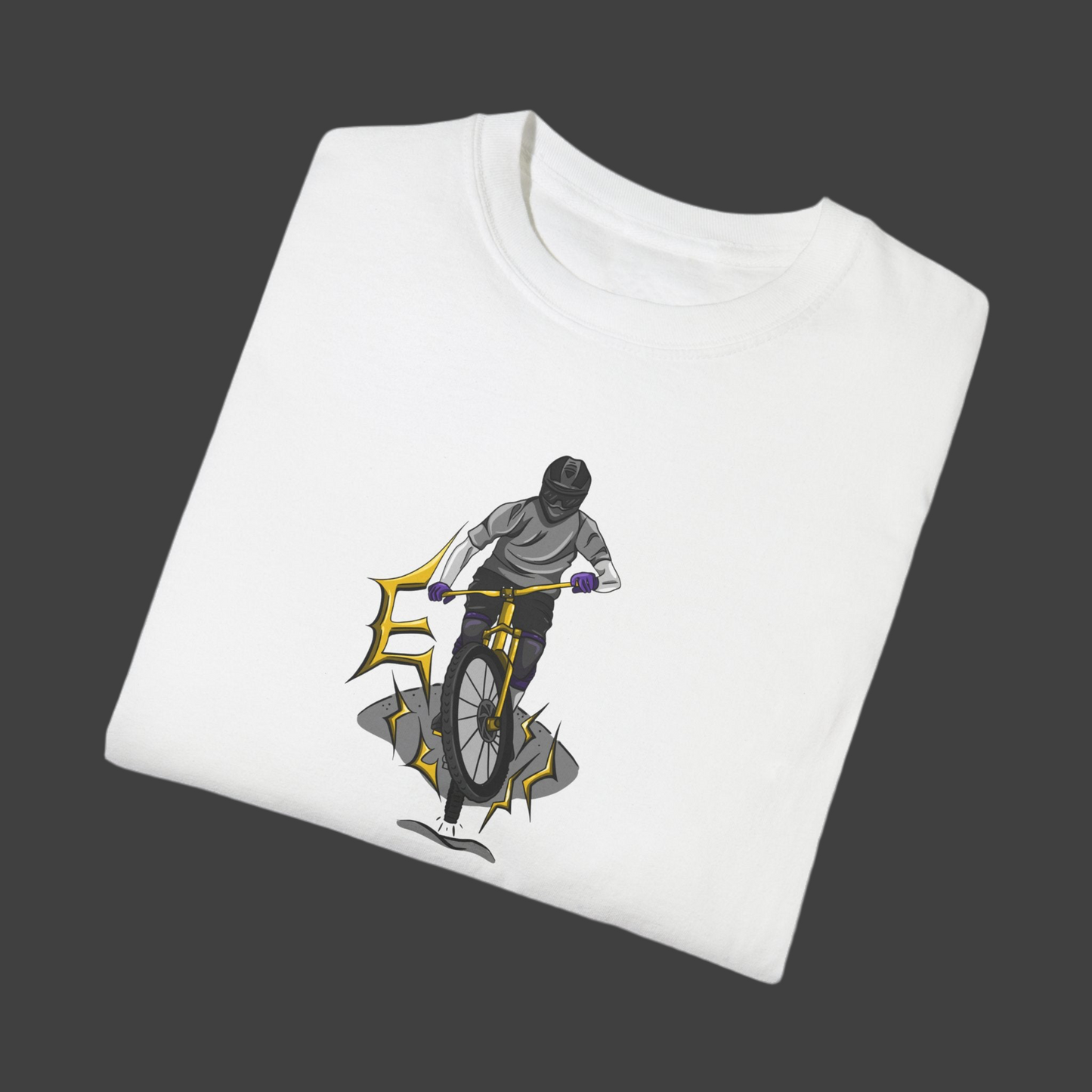 Electric trail shred neutral logo T-shirt