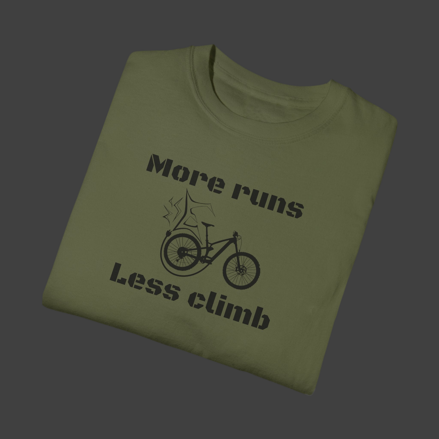 More runs Less climb T-shirt