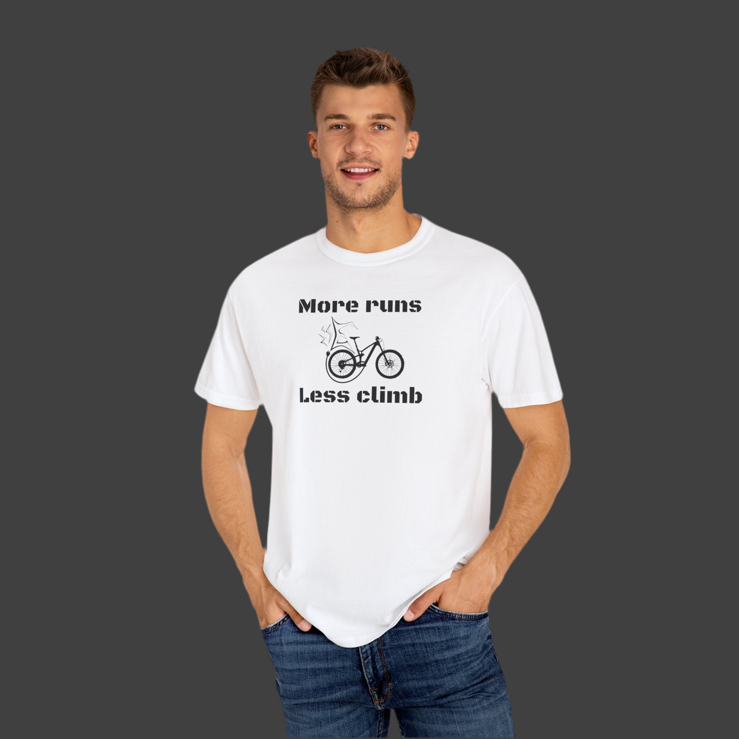 More runs Less climb T-shirt