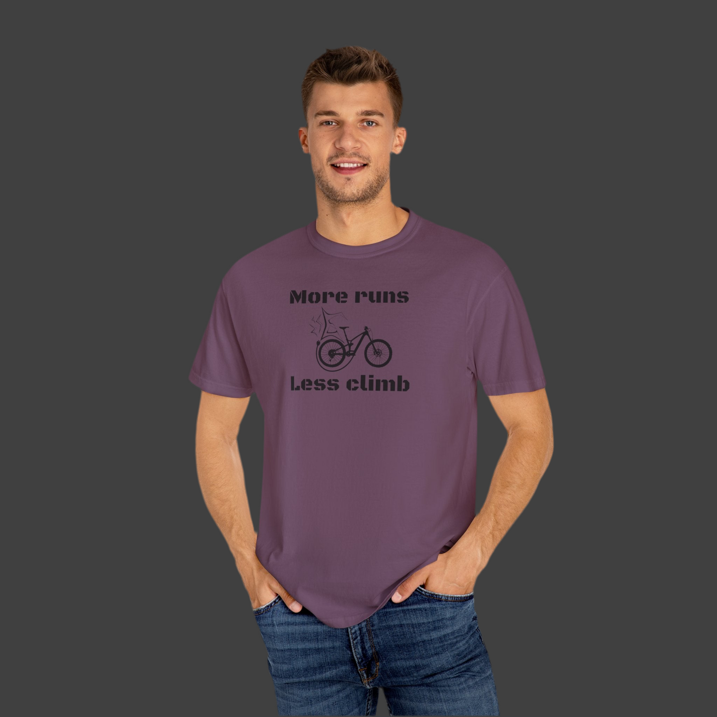 More runs Less climb T-shirt