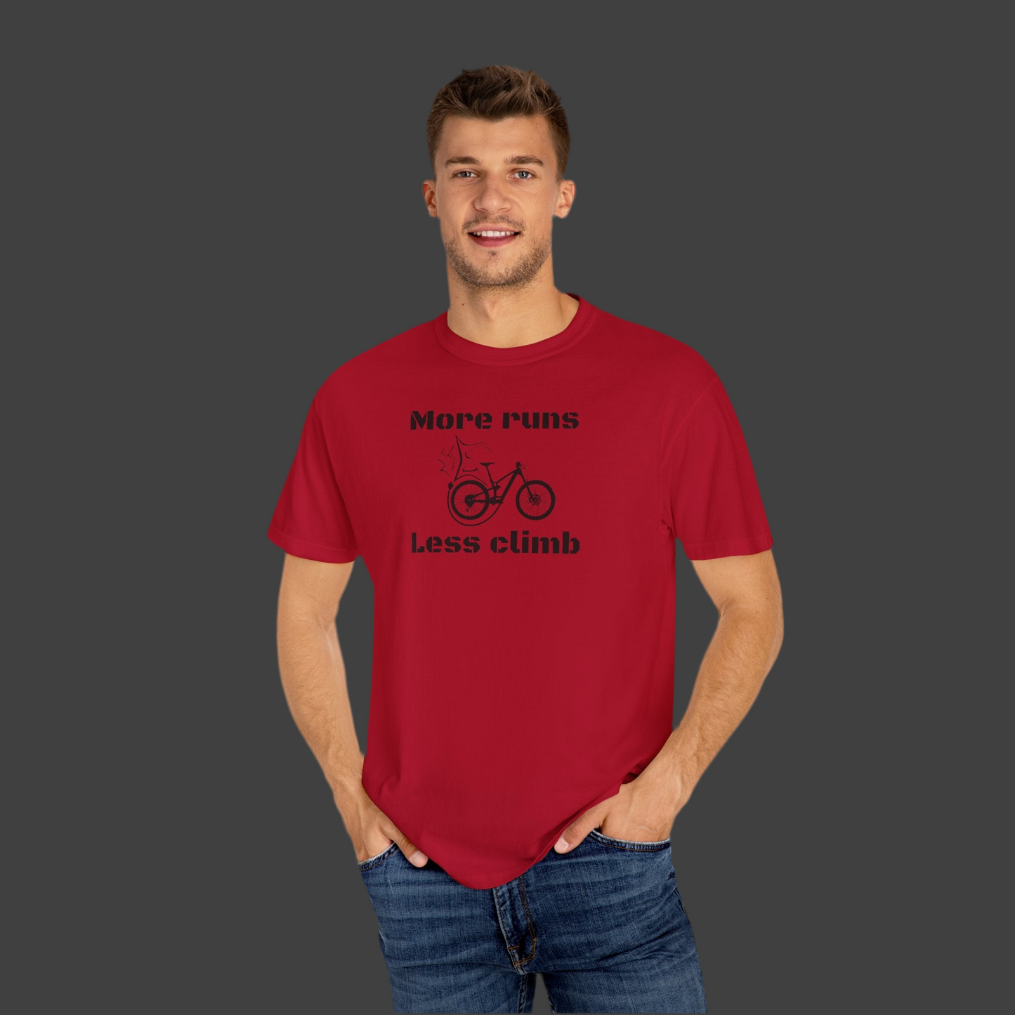 More runs Less climb T-shirt