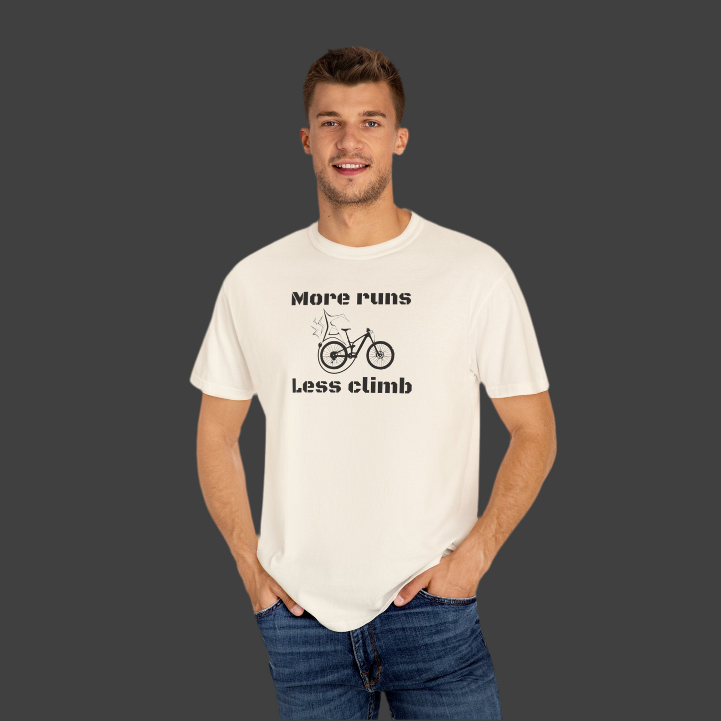 More runs Less climb T-shirt