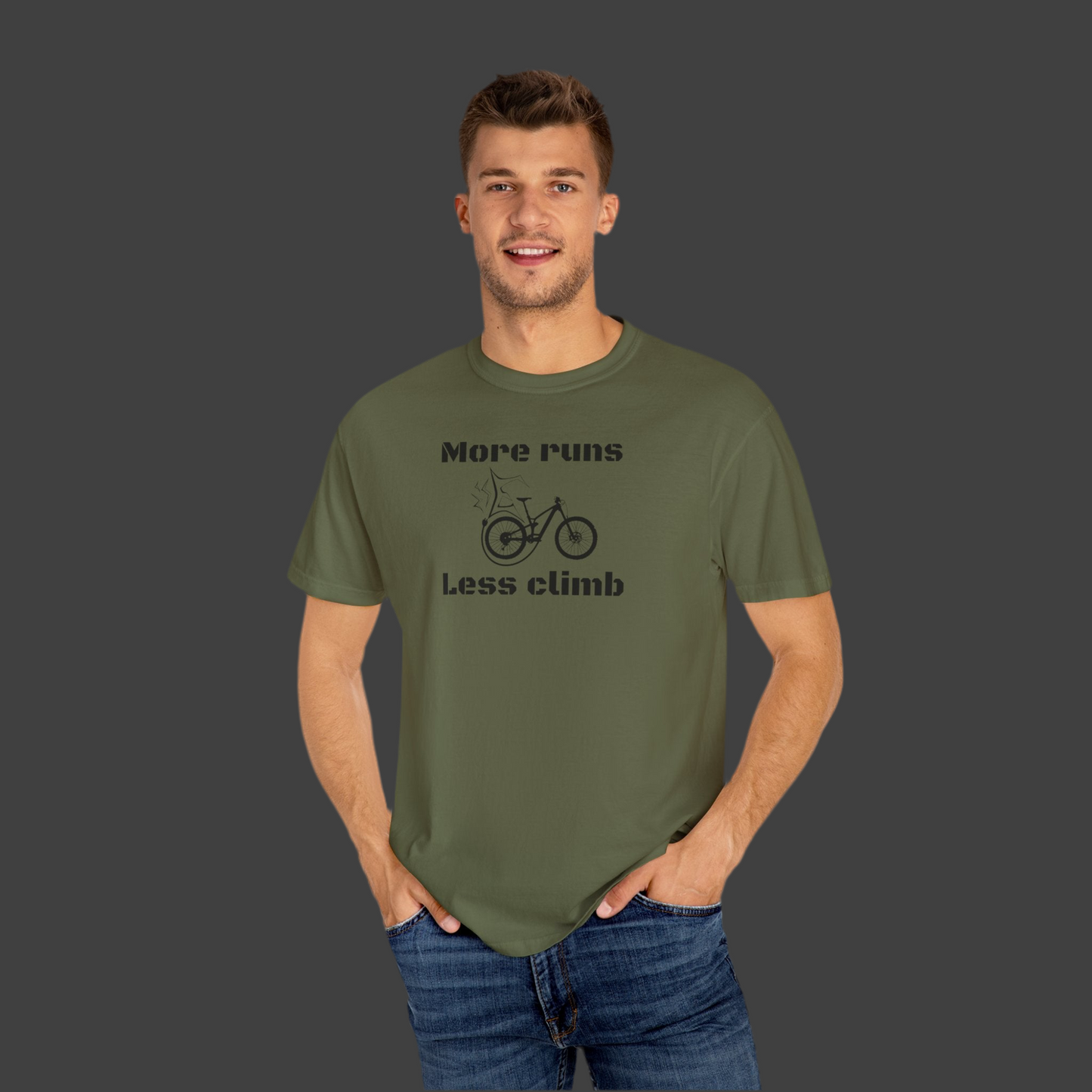 More runs Less climb T-shirt