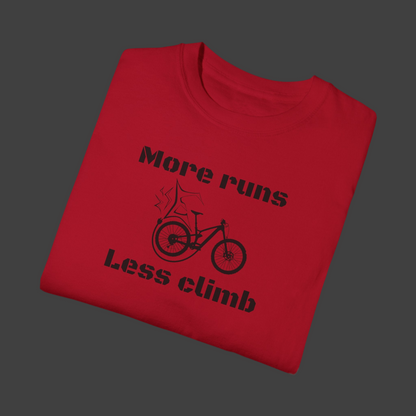 More runs Less climb T-shirt